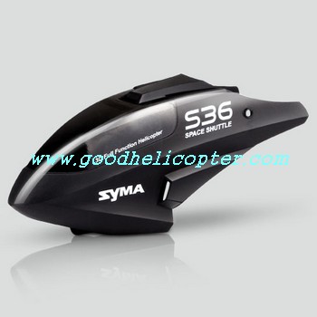 SYMA-S36-2.4G helicopter parts head cover (black color) - Click Image to Close